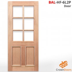 BAL-HF-6L2P Solid Timber Door