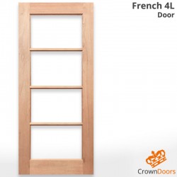 French 4L Solid Timber Door