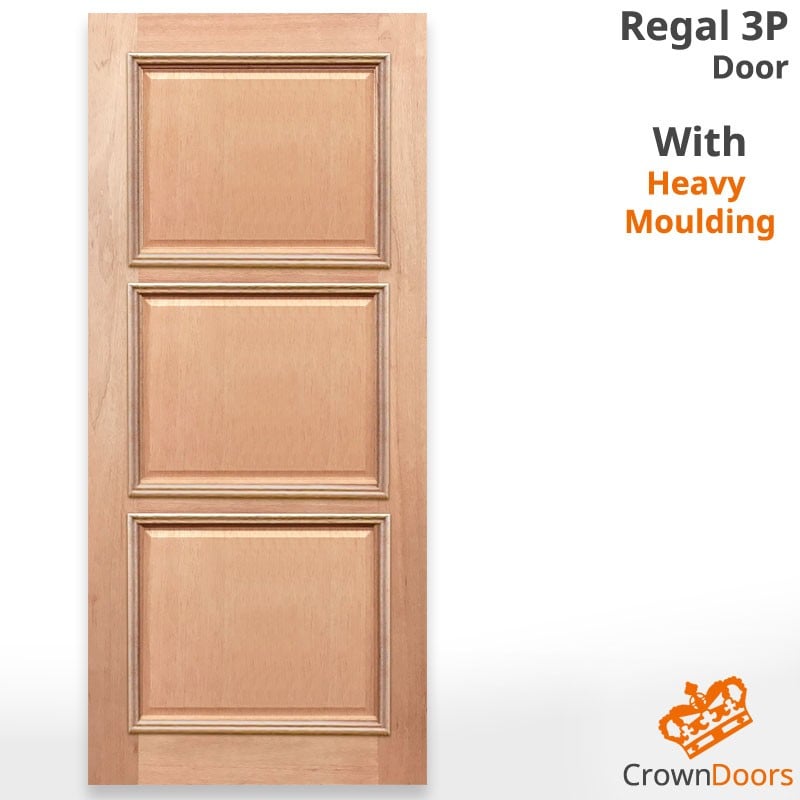 Regal 3P Solid Timber Door with Heavy Moulding Regal 3P Solid Timber Door with Heavy Moulding